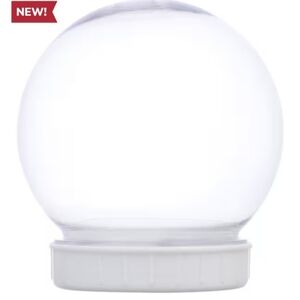 NEW Christmas House Plastic DIY Snow Globe